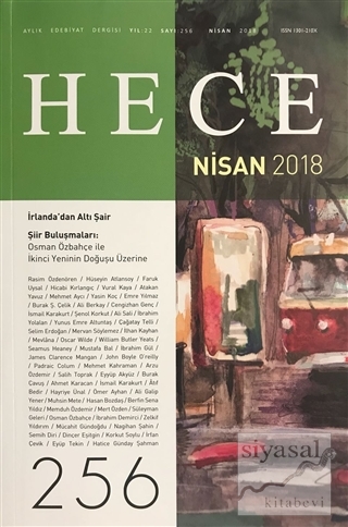 Hece Aylık Edebiyat Dergisi Sayı: 256 - Nisan 2018 Kolektif