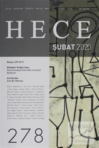 Hece Aylık Edebiyat Dergisi Sayı: 278 Şubat 2020 Kolektif