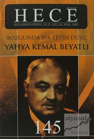 Hece Aylık Edebiyat Dergisi Yahya Kemal Beyatlı Özel Sayı: 17 - 145 (C