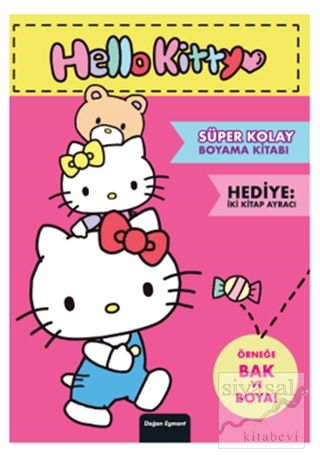 Hello Kitty Süper Kolay Boyama Kitabı Kolektif