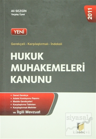 Hukuk Muhakemeleri Kanunu (2011) Ali Sezgin