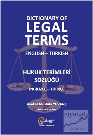 Hukuk Terimleri Sözlüğü (İngilizce-Türkçe) (Ciltli) Mustafa Yuvanç