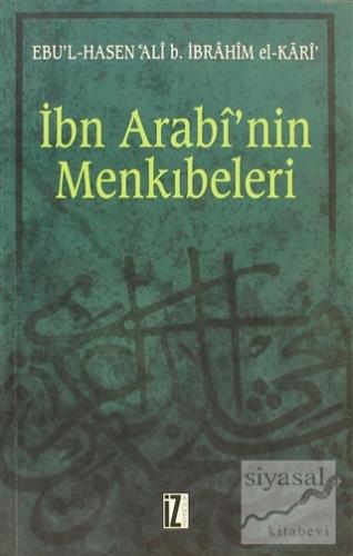 İbn Arabi'nin Menkıbeleri Ebu'l Hasen Ali b. İbrahim el-Kari