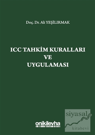 ICC Tahkim Kuralları ve Uygulaması Ali Yeşilırmak