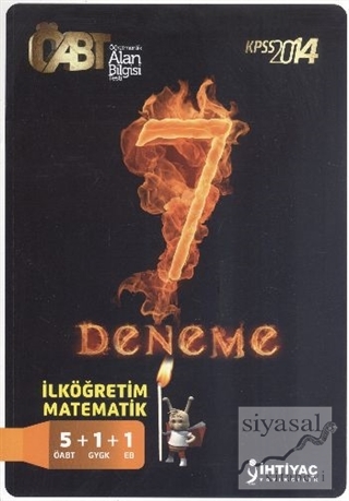 İhtiyaç 2014 ÖABT İlköğretim Matematik Öğretmenliği 7 Deneme Kolektif