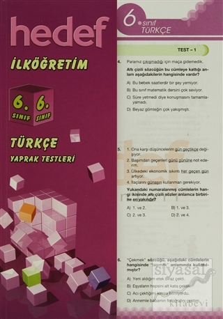 İlköğretim 6. Sınıf Türkçe Yaprak Testleri Kolektif
