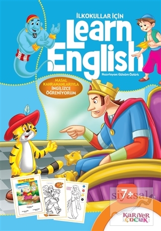 İlkokullar İçin Learn English (Mavi) Kolektif