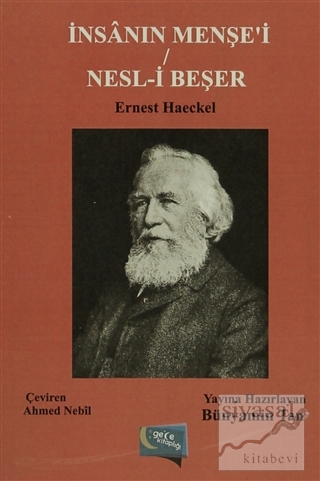 İnsanın Menşe'i / Nesl-i Beşer Ernest Haeckel