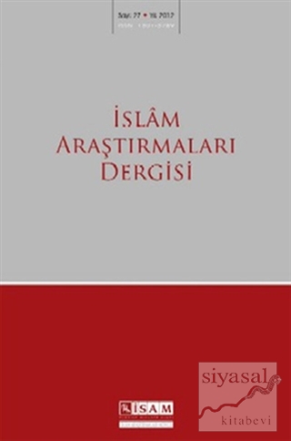 İslam Araştırmaları Dergisi 27. Sayı Kolektif