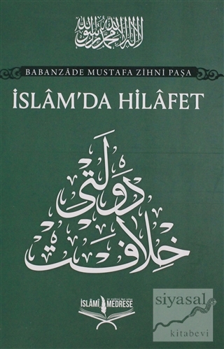 İslam'da Hilafet Babanzade Mustafa Zihni Paşa