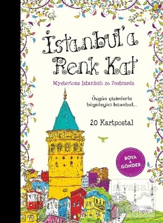 İstanbul'a Renk Kat 20 Kartpostal Nesrin Çelik