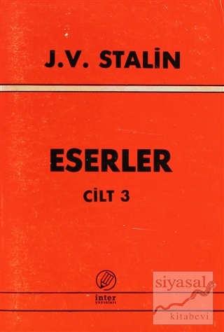 J. V. Stalin Eserler Cilt 3 Josef V. Stalin