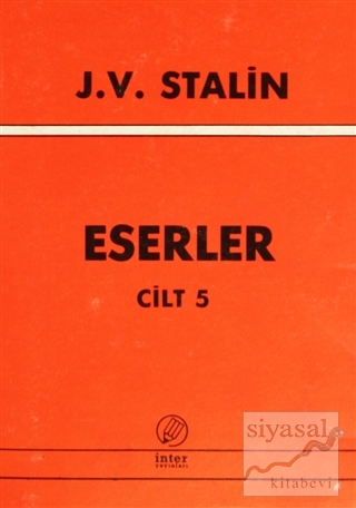 J. V. Stalin Eserler Cilt 5 Josef V. Stalin