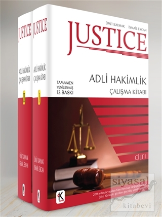 Justice - Adli Hakimlik Çalışma Kitabı (2 Cilt Takım) Ümit Kaymak