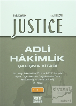 Justice - Adli Hakimlik Çalışma Kitabı (2 Cilt) İsmail Ercan