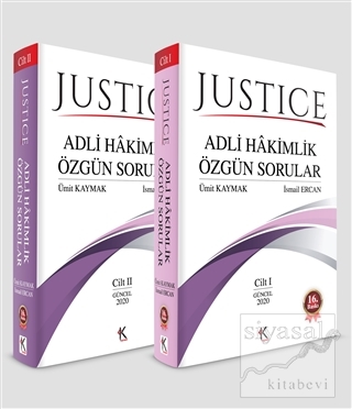Justice Adli Hakimlik Özgün Sorular (2 Cilt Takım) Ümit Kaymak