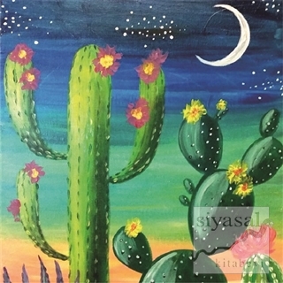 Kaktüs ve Ay Bardak Altlığı