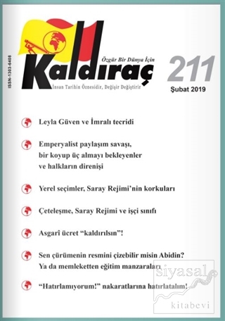 Kaldıraç Dergisi Sayı: 211 Şubat 2019 Kolektif