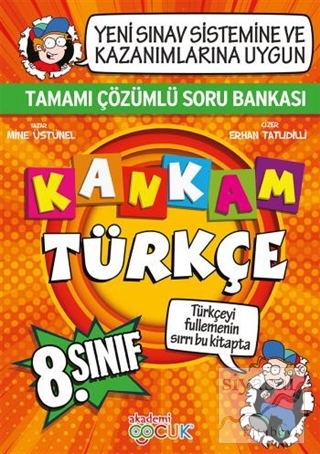 Kankam 8. Sınıf Türkçe Tamamı Çözümlü Soru Bankası Mine Üstünel