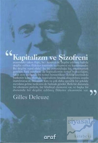 Kapitalizm ve Şizofreni Gilles Deleuze