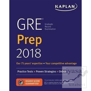 Kaplan's GRE Prep 2018: Practice Tests + Proven Strategies + Online Ko