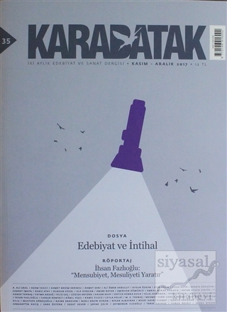 Karabatak Dergisi Sayı : 35 Kasım - Aralık 2017
