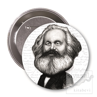 Karl Marx (Karikatür) - Rozet