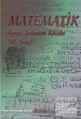Kartezyen 10. Sınıf Matematik Konu Anlatım Kitabı - 3 Remzi Şahin Aksa