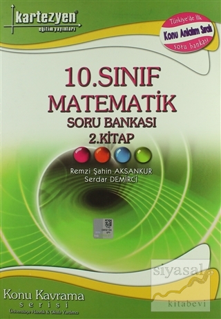 Kartezyen 10. Sınıf Matematik Soru Bankası 2. Kitap Remzi Şahin Aksank