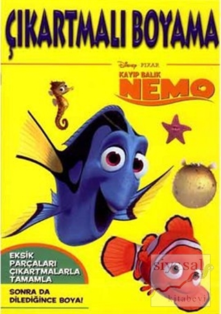 Kayıp Balık Nemo Çıkartmalı Boyama