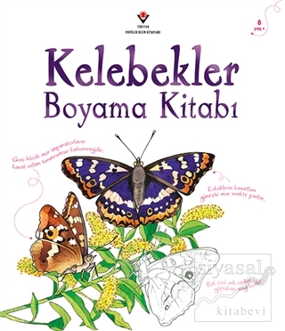 Kelebekler - Boyama Kitabı Megan Cullis