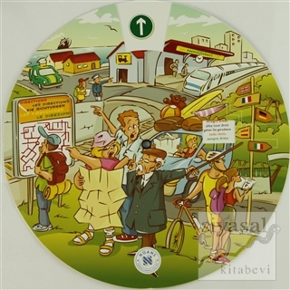 Kelime Çarkı - Kent Hayatı ve Yön-Yol Tarifi (İngilizce, İspanyolca, A