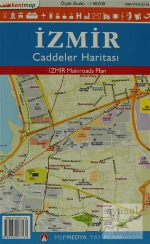 Kentmap İzmir Caddeler Haritası Kolektif