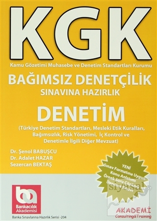 KGK Bağımsız Denetçilik Sınavlarına Hazırlık Denetim Şenol Babuşcu