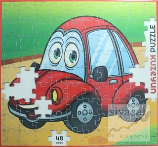 Kırmızı Arabam - 48 Parça Puzzle Kolektif