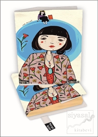 Kısa Saçlı Kız Kitap Kılıfı Kod - L-3322054