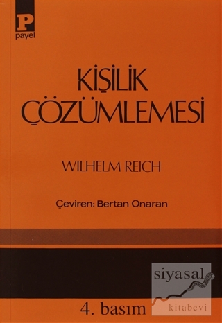 Kişilik Çözümlemesi Wilhelm Reich