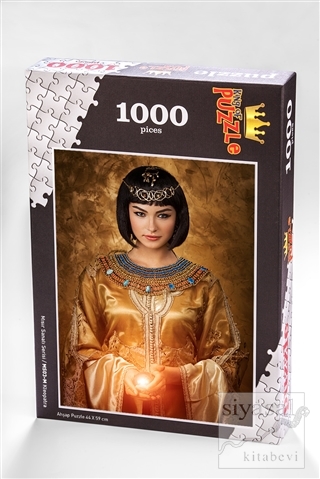 Kleopatra (1000 Parça) - Ahşap Puzzle Mısır Sanatı Serisi - (MS03-M)
