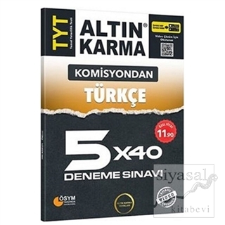 Komisyondan TYT Türkçe 5x40 Deneme Sınavı Kolektif