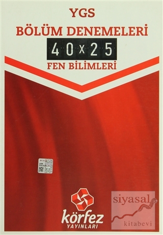 Körfez YGS Bölüm Denemeleri 40x25 Fen Bilimleri Kolektif