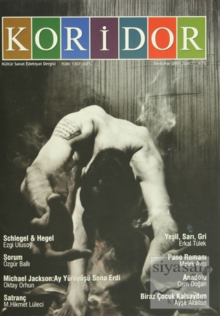 Koridor Kültür Sanat Edebiyat Dergisi Sayı: 11 Kolektif