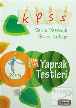 KPSS 2015 Genel Yetenek Genel Kültür Çek Kopar Yaprak Testleri Kolekti