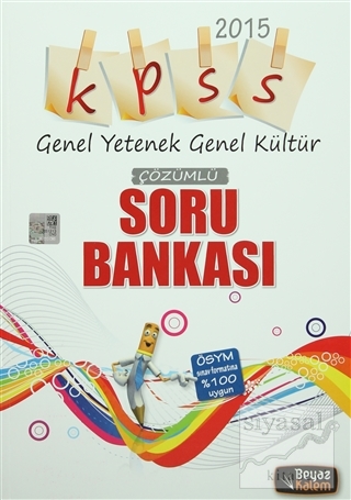 KPSS 2015 Genel Yetenek Genel Kültür Çözümlü Soru Bankası Kolektif