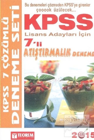 KPSS 2015 Lisans Adayları İçin 7'li Atıştırmalık Deneme