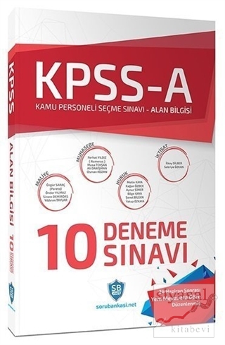 KPSS-A 10 Deneme Sınavı Kolektif