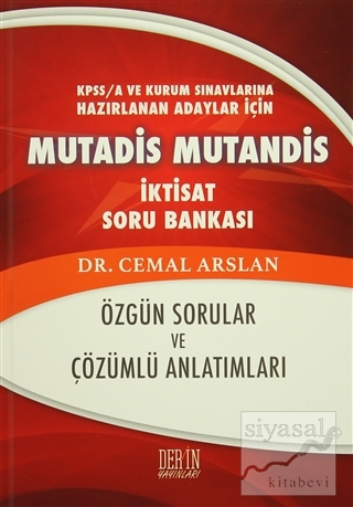 KPSS A ve Kurum Sınavlarına Hazırlanan Adaylar için Mutadis Mutandis İ