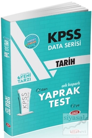 KPSS Data Serisi Tarih Çek Koparlı Yaprak Test Kolektif