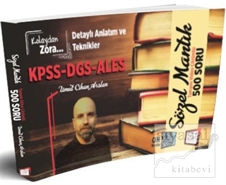 KPSS-DGS-ALES Sözel Mantık Tamamı Video Çözümlü 500 Soru Umut Cihan Ar