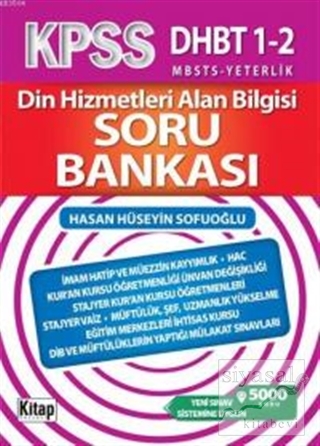 KPSS Din Hizmetleri Alan Bilgisi Soru Bankası Hasan Hüseyin Sofuoğlu