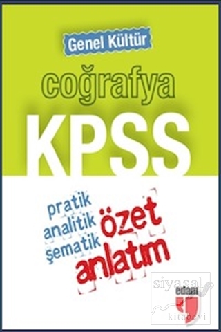 KPSS Genel Kültür Coğrafya Özet Anlatım Kolektif